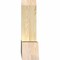 Ekena Millwork Portland Rough Sawn Timber Gable Bracket, Douglas Fir, 60"W x 22"H x 6"D x 6"F, 9/12 Pitch GBW060X22X0606POR00RDF - alternate 3